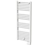 Radiateur sèche-serviettes BAGANA 500×1537, finition Blanc RAL 9016, vue complémentaire 1