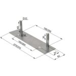Appareil de couplage pour plinthe 900 mm, configuration visible, vue complémentaire 1