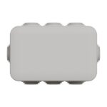 Boîte de dérivation étanche 105x65x55 mm 8 passe-fils, finition gris, vue complémentaire 2