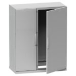 SAREL - Boîtier au sol poly. vers. PLAZ avec plinthe base ouvrante 1500x1250x320 IP54 - NSYPLAZ15123G – Image 2