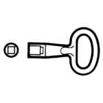 SAREL - CLE METAL POUR INSERT CARRE 8MM - NSYLC8 – Image 3