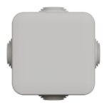 Boîte de dérivation étanche Mureva IP55, finition gris, vue complémentaire 2
