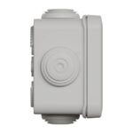 Boîte de dérivation étanche Mureva IP55, finition gris, vue complémentaire 4