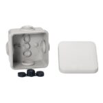 Boîte de dérivation étanche Mureva IP55, finition gris, vue complémentaire 9