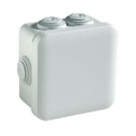 Boîte de dérivation étanche IP55 Mureva, finition gris, vue complémentaire 2
