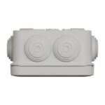 Boîte de dérivation étanche IP55 Mureva, finition gris, vue complémentaire 8