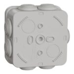 Boîte de dérivation étanche IP55 Mureva, finition gris, vue complémentaire 9
