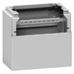 Plinthe polyester renforcé boîtier, finition gris, vue complémentaire 2