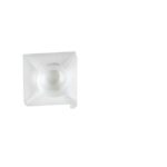 Base autocollante pour collier de serrage 4,8 mm, finition incolore, vue complémentaire 1