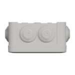 Boîte de dérivation étanche IP55 105x105x55, finition gris, vue complémentaire 6