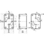 Boîtier industriel ABS étanche 116x74x62 mm NSYTBS1176 – Image 3