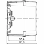 Boîtier industriel ABS étanche 116x74x62 mm NSYTBS1176 – Image 4