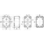 Boîtier industriel ABS étanche 138x93x72 mm NSYTBS1397 – Image 2