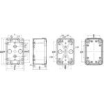 Boîtier industriel ABS étanche 138x93x72 mm NSYTBS1397 – Image 3
