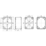 Boîtier industriel ABS 164x121x87 mm NSYTBS16128 – Image 3