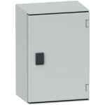 Boîtier mural étanche IP66 ABS PC 310x215x160, finition gris, vue complémentaire 4