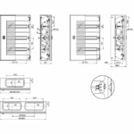 Châssis modulaire pour coffret 600 x 400 mm NSYDLM48P – Image 2