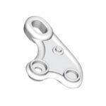 Pattes de fixation murale pour coffret plastique NSYAEFTB, configuration visible, vue complémentaire 3