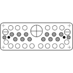 Membrane passe-câbles FL21 T25 pour boîtier NSYAECPFLT25 – Image 3