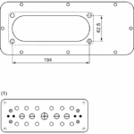 Membrane passe-câbles FL21 T25 pour boîtier NSYAECPFLT25 – Image 5