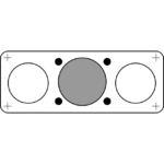 Membrane passe-câbles FL21 T25 pour boîtier NSYAECPFLT25 – Image 10