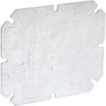 Platine de montage en tôle 341x291 mm, en acier, vue complémentaire 1