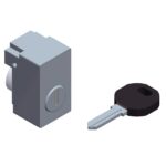 Serrure à clé pour armoire électrique NSYIN1242E1 – Image 2