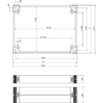 Socle frontal pour armoire SF SM 100x1000 mm NSYSPF10100 – Image 4