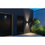 Applique murale LED noire 2700K 8W haut bas, configuration visible, vue complémentaire 4