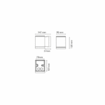 Applique murale LED graphite extérieur IP54 GU10 633687 – Image 3