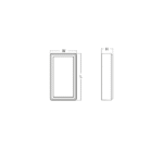 Applique murale LED noire 3000K Frame 605551 – Image 3