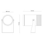 Spot de jardin LED Hovden Maxi 230V 3000K 36° 630009 – Image 3