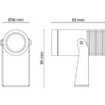 Spot LED Hovden Micro 4W 3000K 36° 630048 – Image 2
