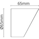 Visière pour spot de jardin Midi, finition anthracite, vue complémentaire 1