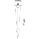 Piquet de sol pour spot extérieur Hovden 630026 – Image 2