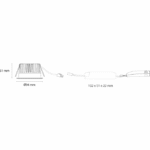 Spot encastrable LED blanc 9W 2700K IP54 dimmable 903211 – Image 2