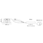 Spot encastrable LED blanc 6W 3000K Junistar Eco 905214 – Image 3