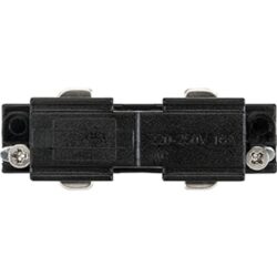 Mini connecteur noir pour rail 3 allumages, configuration visible