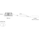 Spot encastrable LED Isosafe IP65 blanc 7W 904221 – Image 2