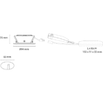 Spot encastrable LED Isosafe blanc 7W IP54, finition Blanc mat (RAL 9003), vue complémentaire 1
