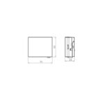 Alimentation déplaçable pour rail 230V blanc mat, configuration visible, vue complémentaire 2