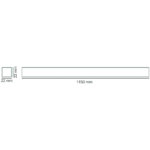 Rail d'éclairage 230V Zip 1,15 m noir mat, 230 V, vue complémentaire 1