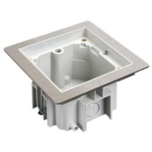SIMON - Boîte d'encastrement simple (148 x 148 x 81 mm) en plastique sans halogène avec - KGT100RF/72