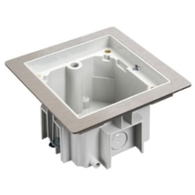 SIMON - Boîte d'encastrement simple (148 x 148 x 81 mm) en plastique sans halogène avec - KGT100RF/72
