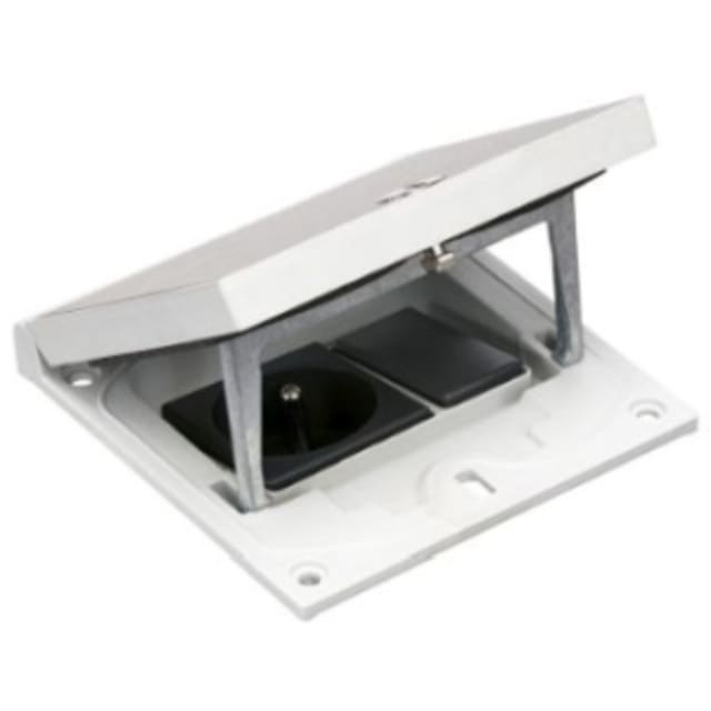 SIMON - Support de mécanisme composé d'un couvercle en acier inoxydable et porte-module - KFH120/72