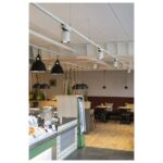 Adaptateur suspension rail monophasé blanc 230V, configuration visible, vue complémentaire 6