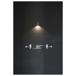 Applique murale LED extérieure anthracite IP44, dimensions 5,4 × 8,4 × 11 cm, vue complémentaire 7