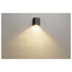 Applique murale LED extérieure anthracite IP44, dimensions 5,4 × 8,4 × 11 cm, vue complémentaire 8