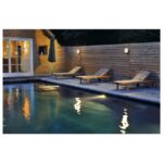 Applique ou plafonnier extérieur rond grille IP55 E27 229085 – Image 4