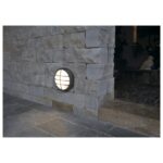 Applique ou plafonnier extérieur rond grille IP55 E27 229085 – Image 6